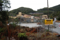 Rosebery Mine from a distance