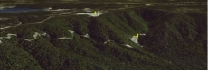 Google Earth View of Fossey Mine - Note the position of the Portal